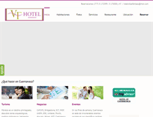 Tablet Screenshot of hotelesvf.com